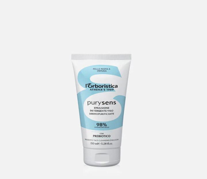 L'erboristica purysense  emulsione detergente viso pelli miste e impure  150ml
