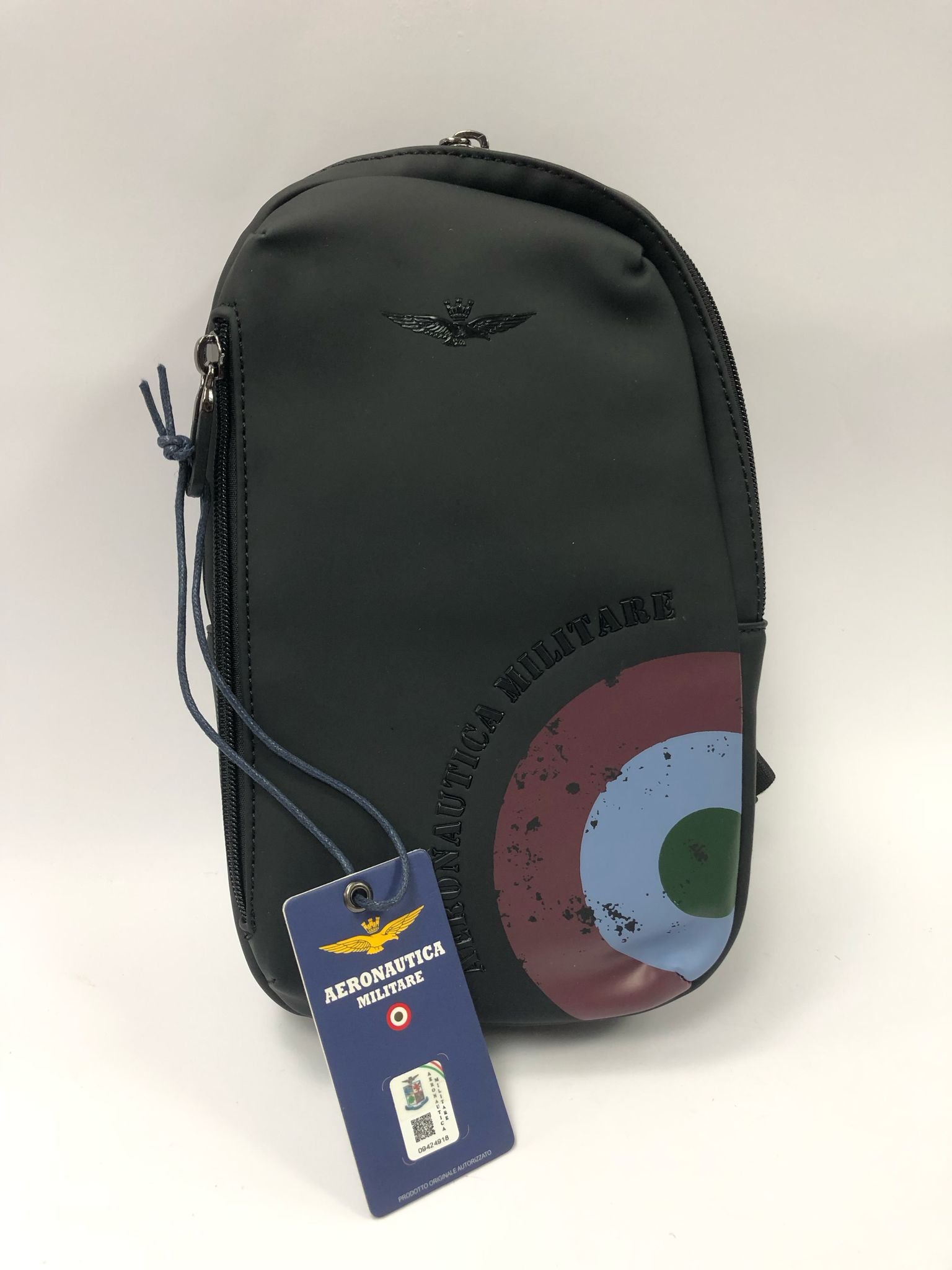 Tracolla Uomo aeronautica militare am-553 nero/ blu