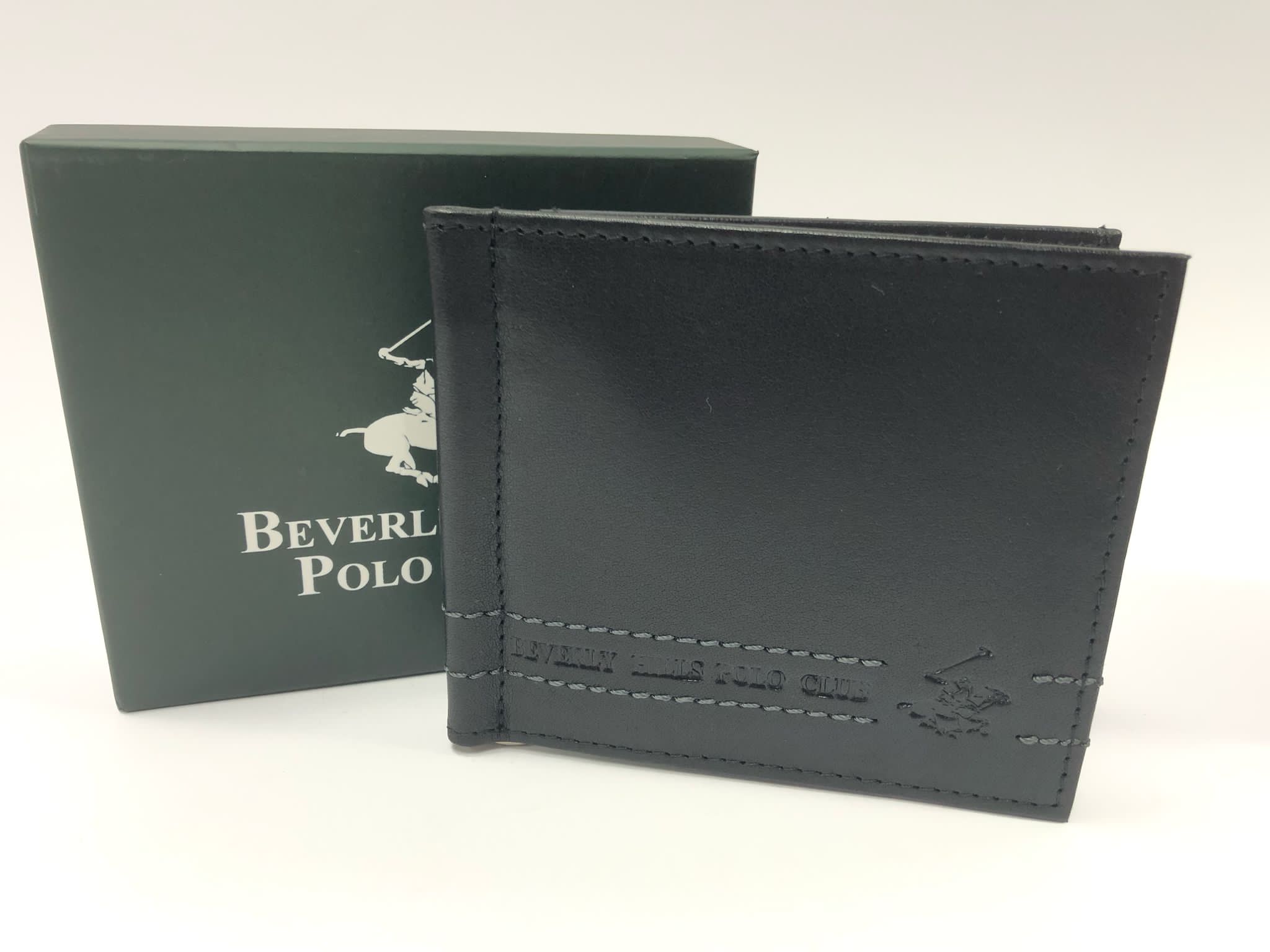 Fermasoldi uomo di beverly hills polo club bh-1745 / nero/ blu / marrone