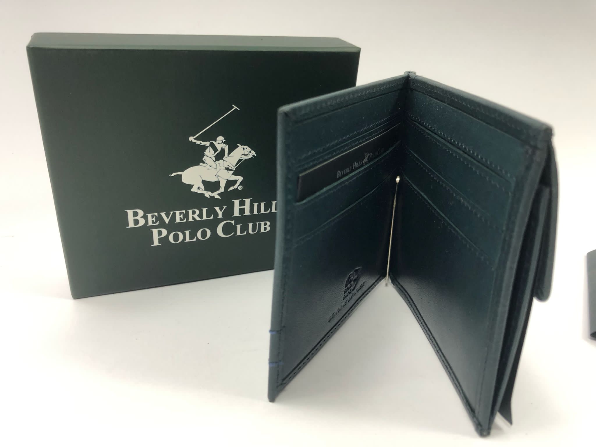 Fermasoldi uomo di beverly hills polo club bh-1745 / nero/ blu / marrone