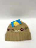 Cappello invernale bimba gold line beige