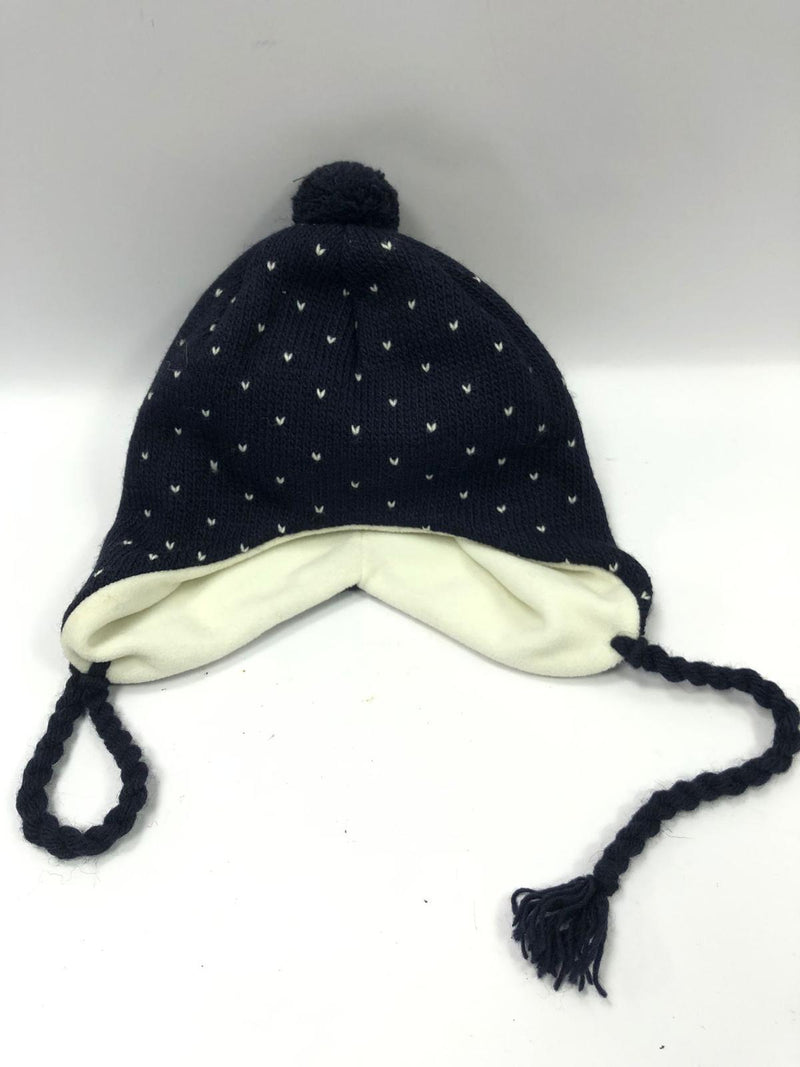 Cappello invernale bimba made in italy rosa chiaro/ nero/ rosa