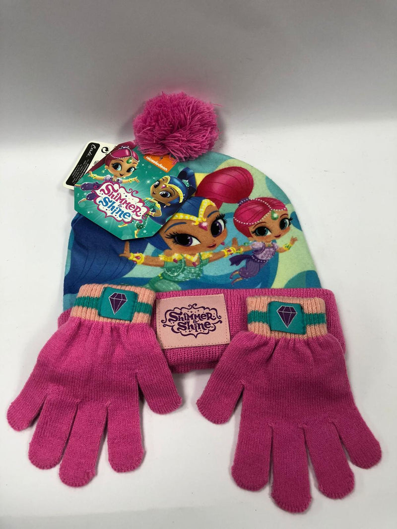 Coordinato cappello e guanti bimba di shimmer shine