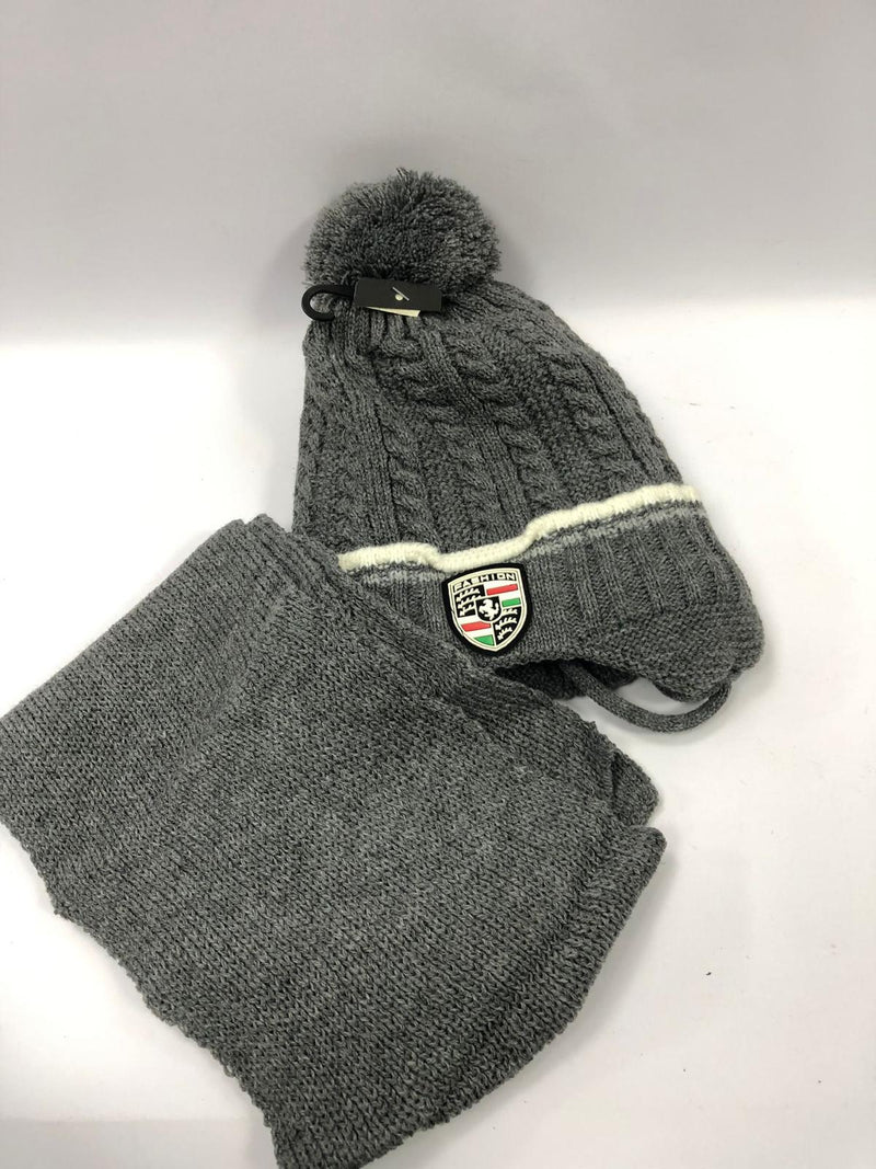 Coordinato cappello e sciarpa bimbo