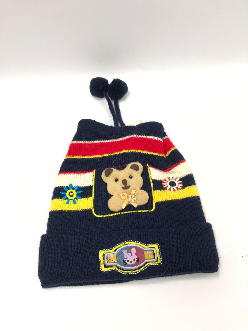 Cappello invernale bimbo con orso