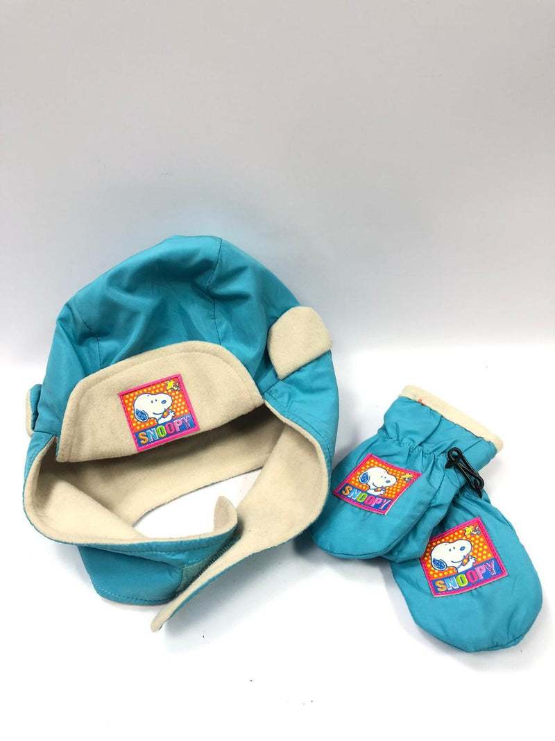 Coordinato cappello e guanti bimbo snoopy