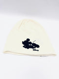 Coordinato cappello e guanti bimbo della disney mickey azzurro / bianco