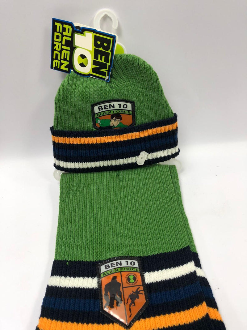 Coordinato cappello e sciarpa bimbo ben10