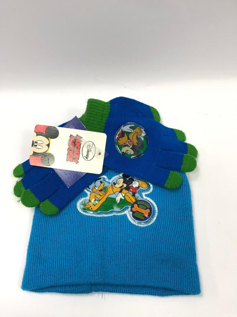 Coordinato cappello e guanti da bimbo della disney