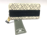 Portafoglio donna beverly hills polo club bh-3725 nero/ beige