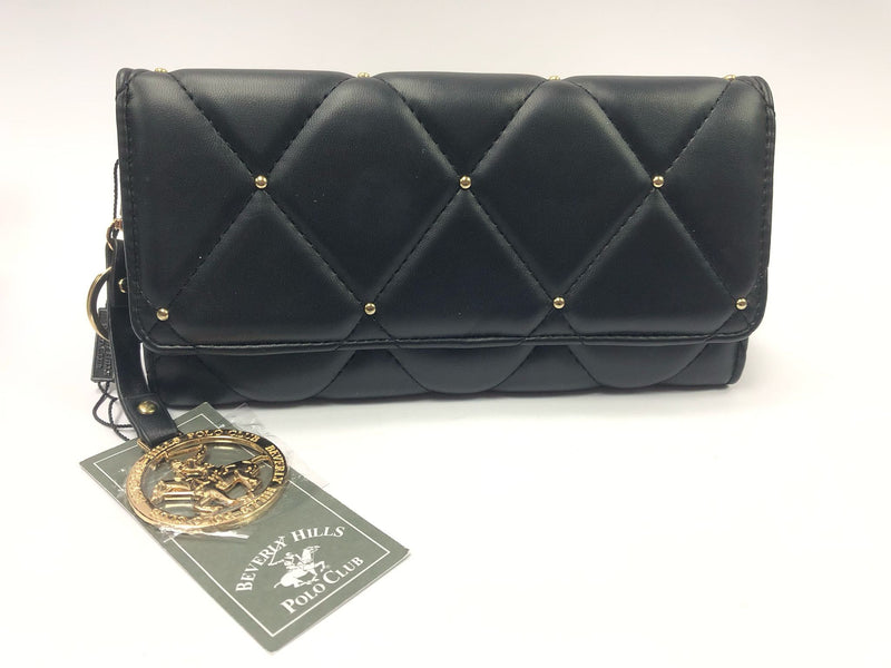 Pochette/ portafoglio donna di beverly hills polo club bh-3096 rosso/nero