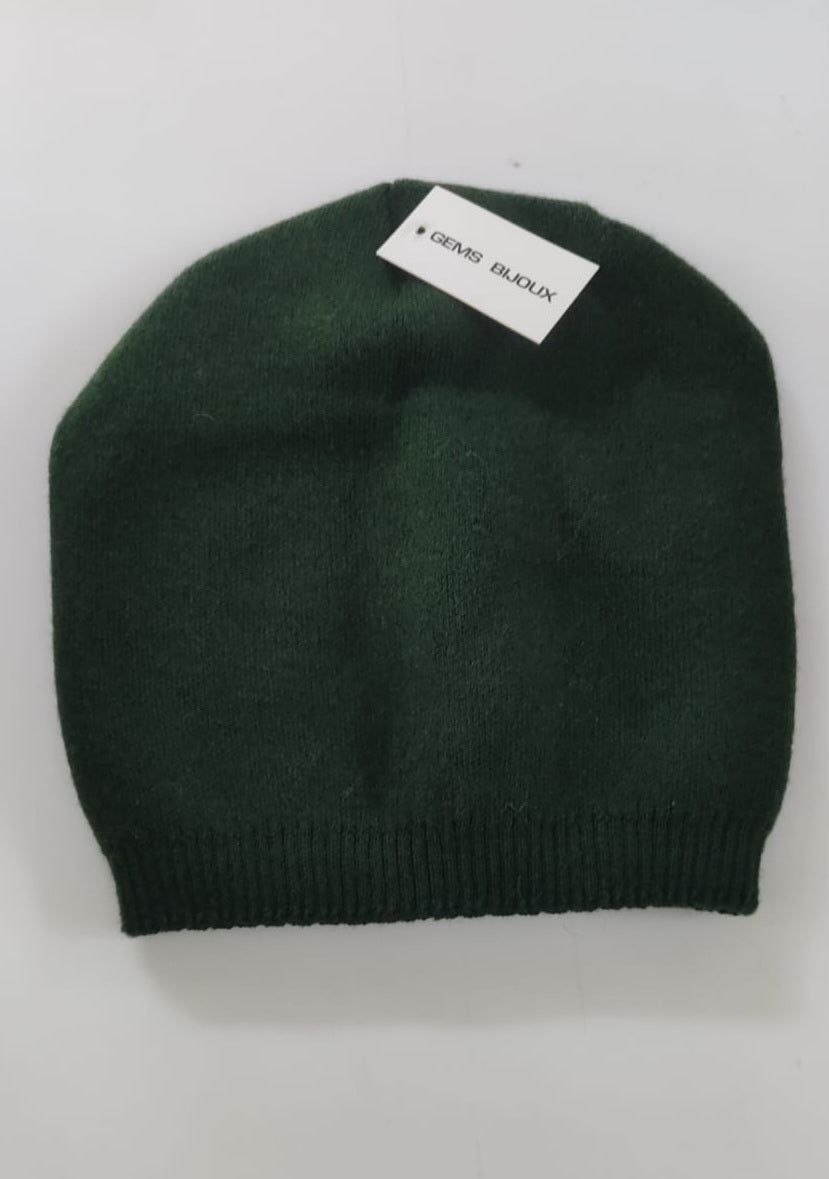 Cappello invernale donna gemis bijoux verde/ verde scuro/ rosa