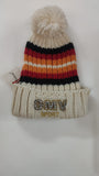 Cappello invernale bimba/ donna di Gianmarco venturi sport marrone/ bianco