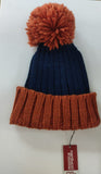 Cappello donna Monica narducci blu e arancio