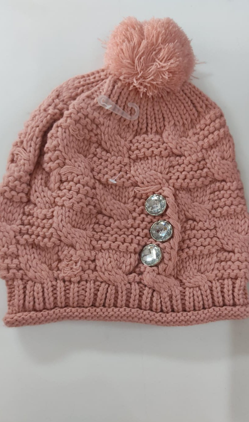 Cappello donna invernale gemir bianco/ rosa