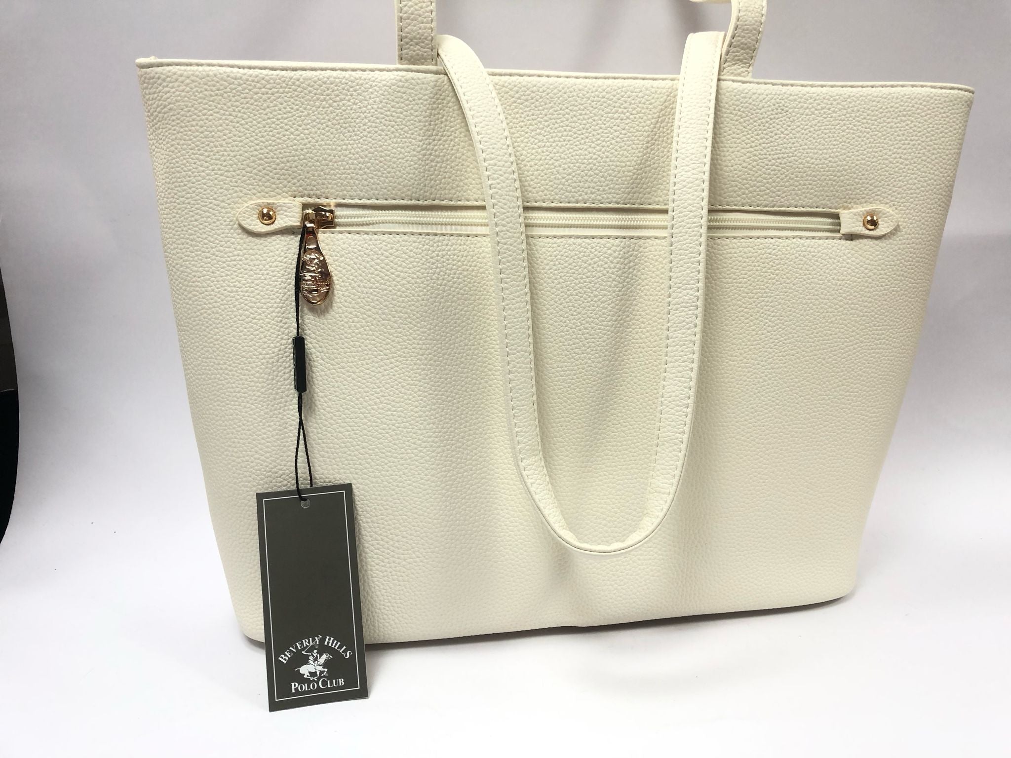 Borsa donna di beverly hills polo club bh-4010 bianco/ nero