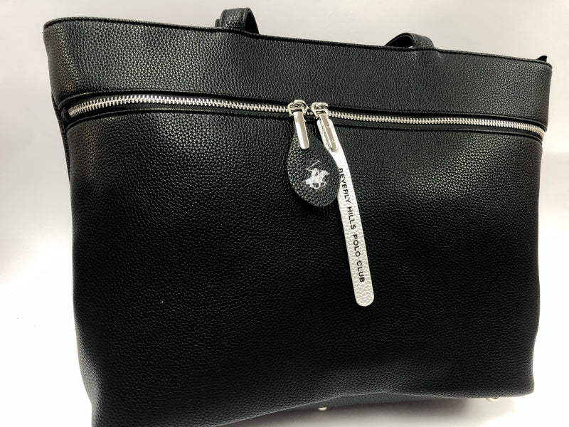 Borsa donna di beverly hills polo club bh-4010 bianco/ nero