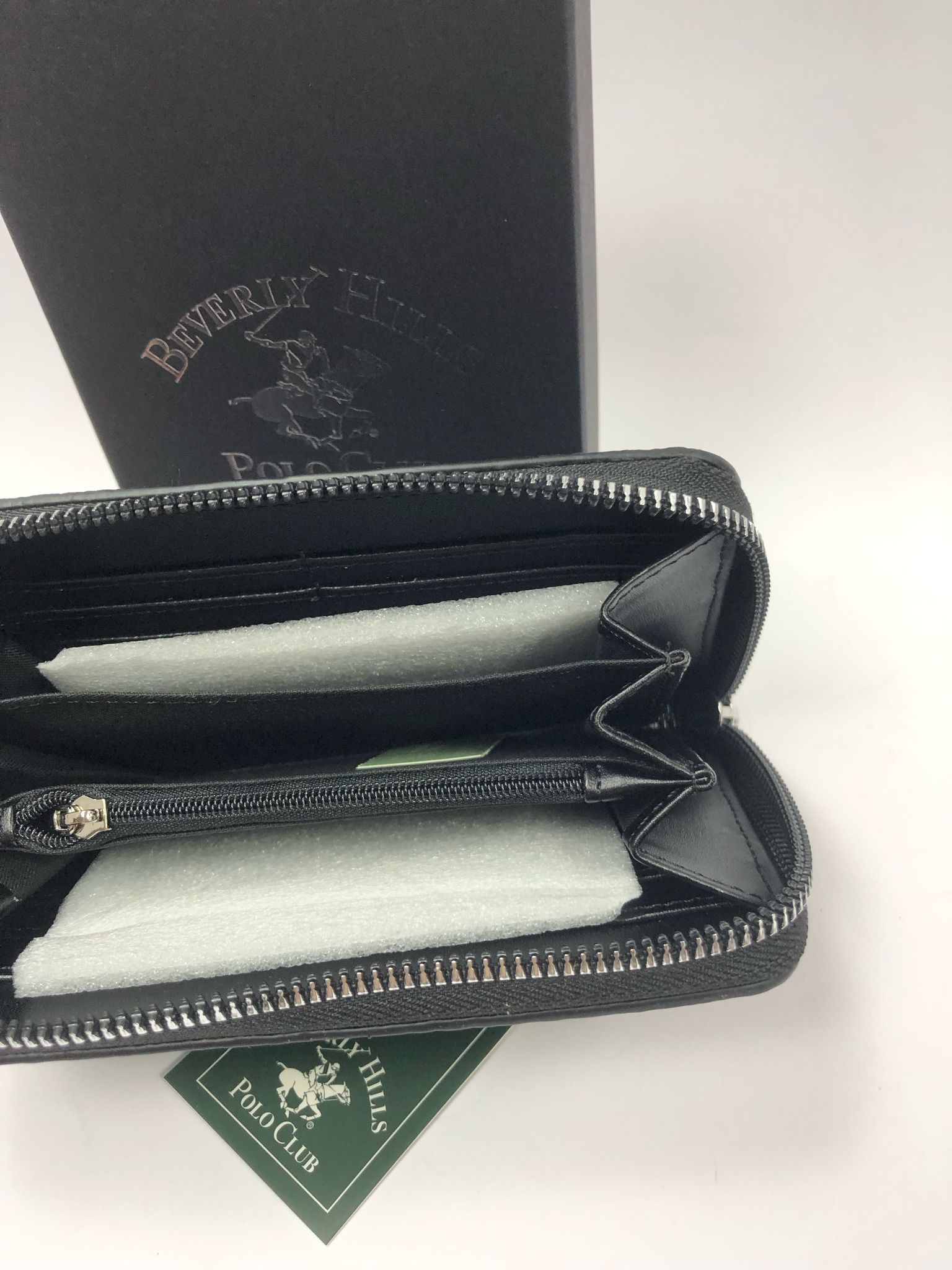 Portafoglio donna di beverly hills polo club bh-4140 beige / nero/ cuoio / bianco