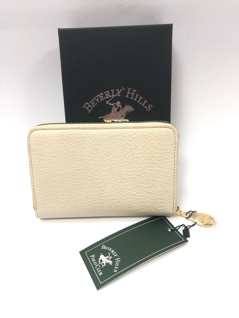Portafoglio donna di beverly hills polo club bh-4140 beige / nero/ cuoio / bianco