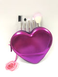 Camomilla milano set pennelli trucco cuore oro/rosso/ viola
