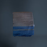 VICOLIVENTI sciarpa fantasia MARRONE/BLU
