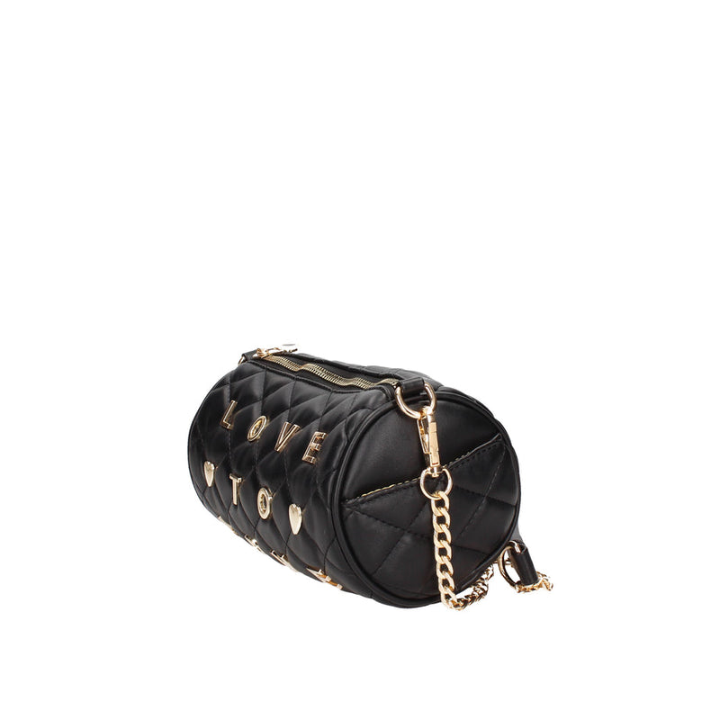 Borsa a tracolla donna love to love LO242 petrol/ nero/ rosso/ taupe