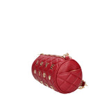 Borsa a tracolla donna love to love LO242 petrol/ nero/ rosso/ taupe