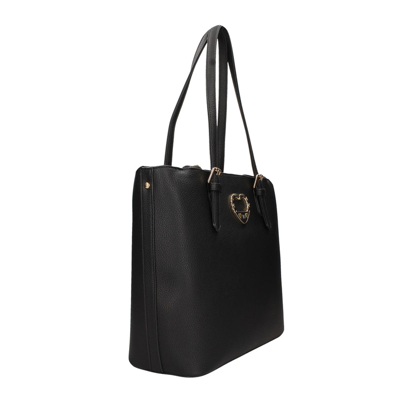 borsa shopping donna love to love LO-370 nero/ cipria