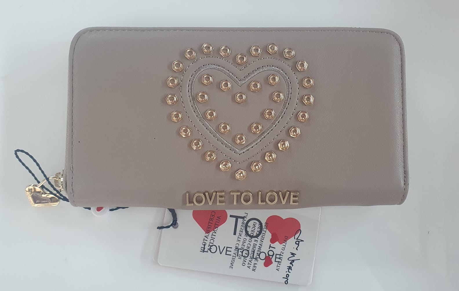 portafoglio donna love to love LO-334 nero/ beige