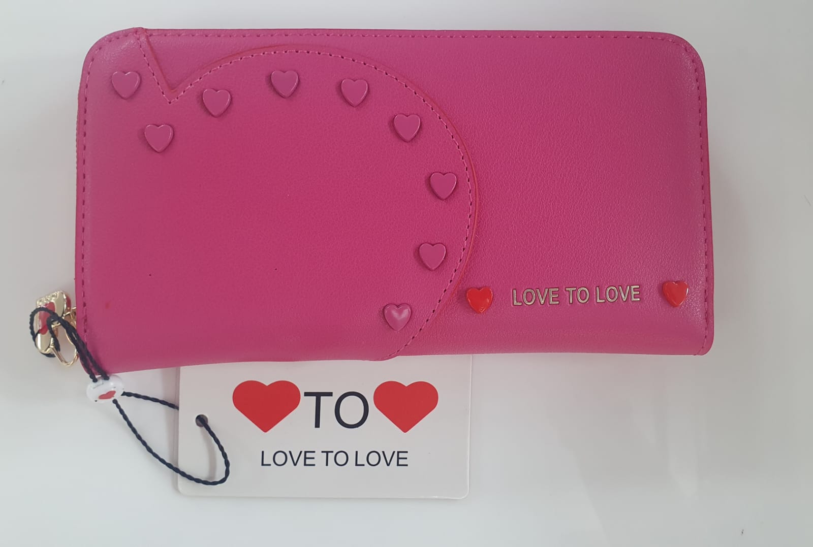 Portafoglio donna love to love LO-145 rosa/ fucsia/ nero