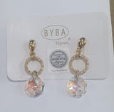 orecchini con swarovsky pendente di byba bijoux