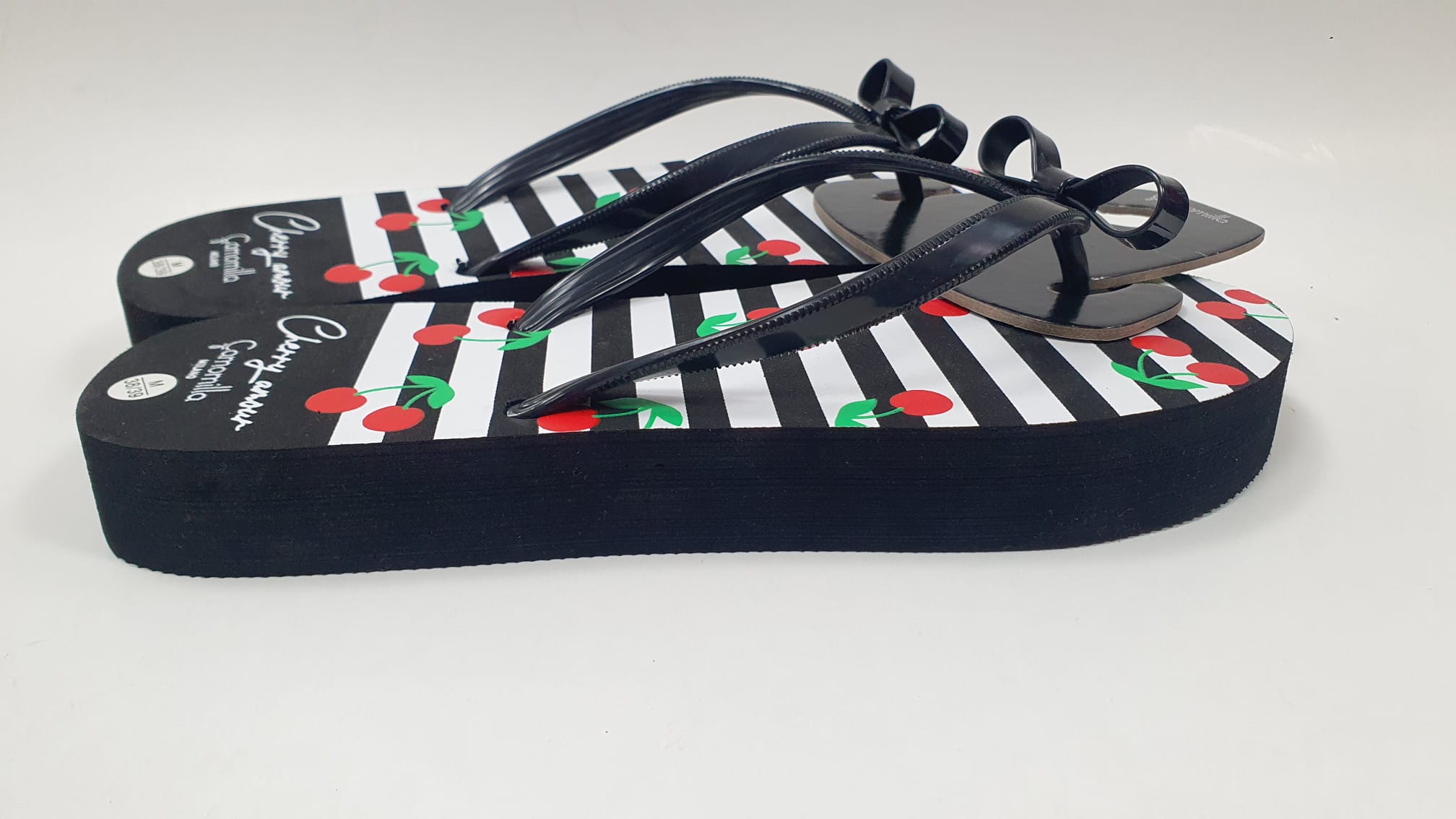 flip flop nero cherry di camomilla milano cod.59159 S 36-37/ M 38-39 / L 40-41