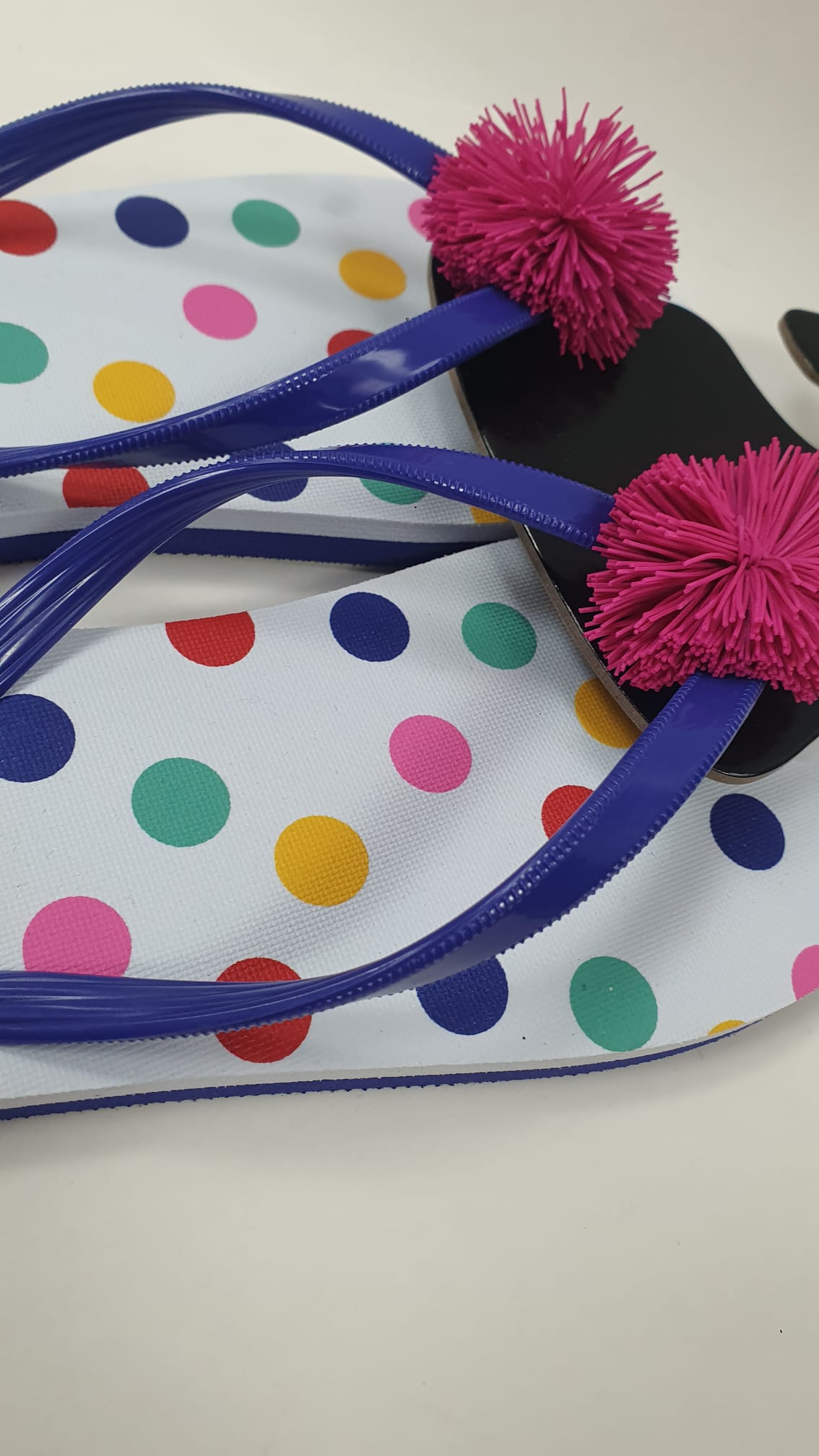 flip flop viola a pois di camomilla milano cod. 59181 S 36-37/ M 38-39/ L 40-41