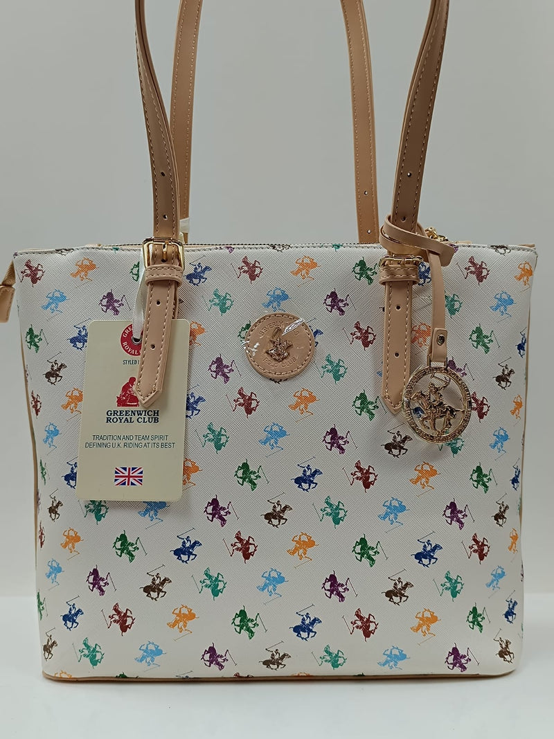 borsa a spalla donna di beverly hills polo club bh-3700 beige