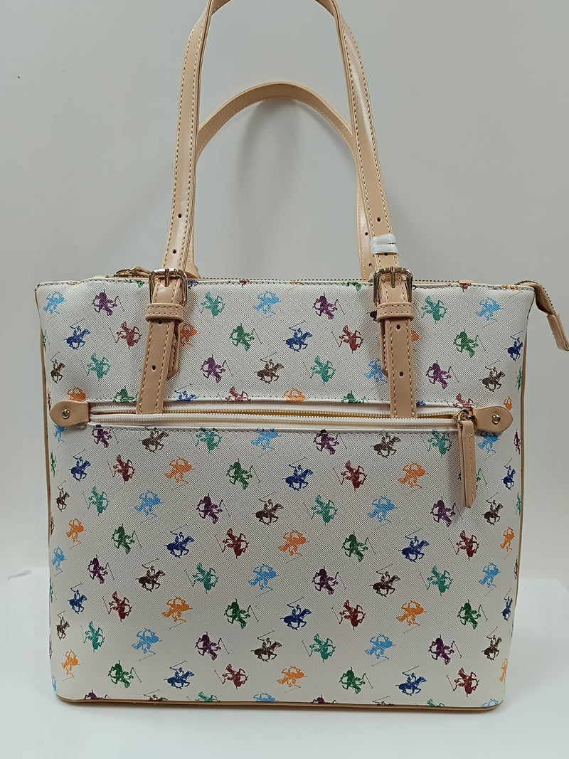 borsa a spalla donna di beverly hills polo club bh-3700 beige