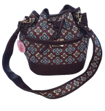 borsa a secchiello donna di camomilla milano Tapestry cod. 61199 viola