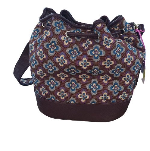 borsa a secchiello donna di camomilla milano Tapestry cod. 61199 viola