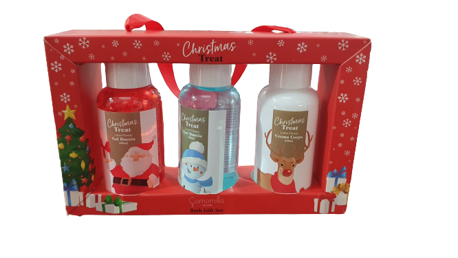 cofanetto regalo di natale di camomilla milano bath gift set cod. 61428