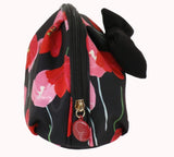 Beauty case/ Pouch L nero papaveri e pois di camomilla Milano cod. 58988
