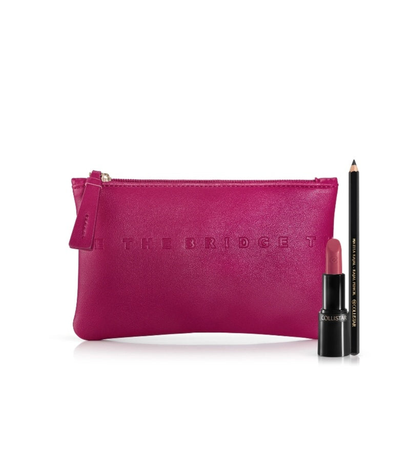 Cofanetto donna collistar rossetto puro 113 autunno berry + matita kajal nera