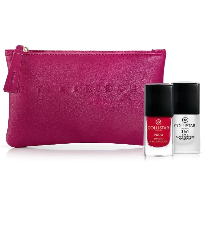 Cofanetto donna collistar smalto puro 111 rosso +3in1 base