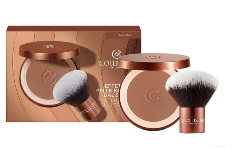 Cofanetto donna collistar terra abbronzante effetto seta 1.1 Maldive matte + pennello