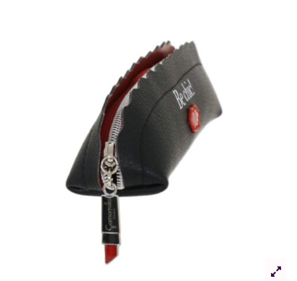 Astuccio nero/ bianco be chic di camomilla Milano cod. 61387