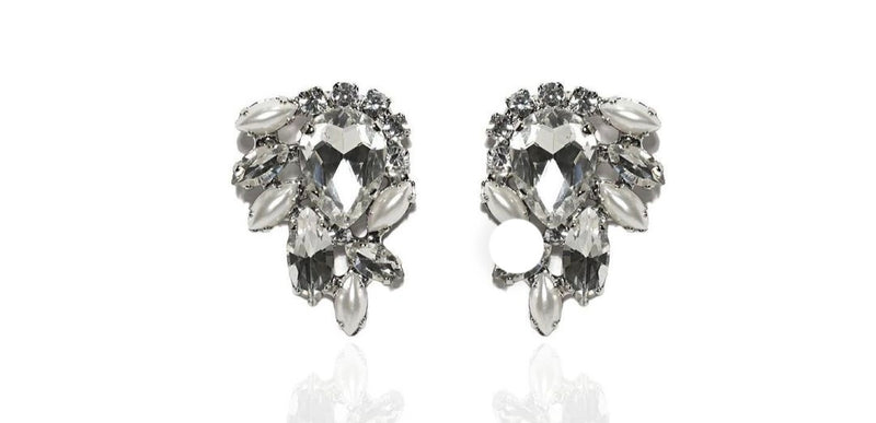 Orecchini momeria di trik bijoux con perle e brilantino