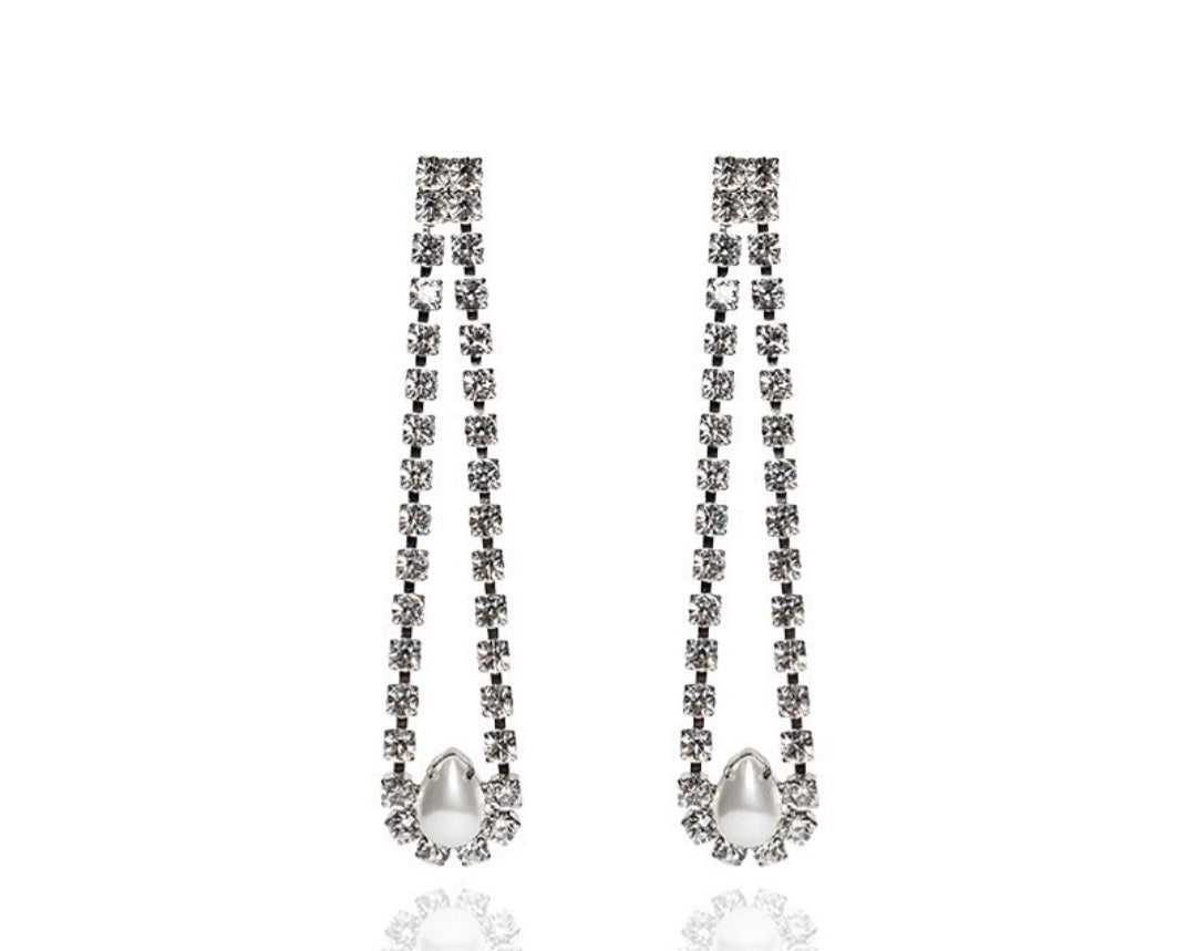 Orecchini pedme di trik bijoux pendenti lunghi argento