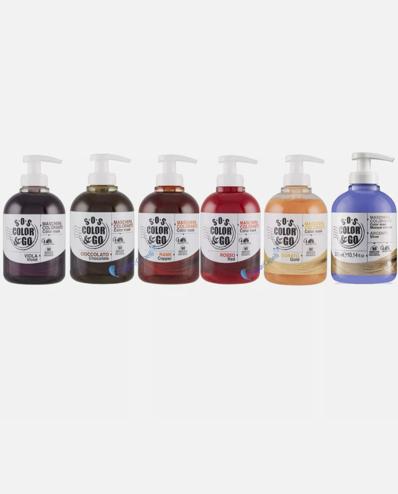 Maschera colorante s.o.s color & go di alama professional 300ml