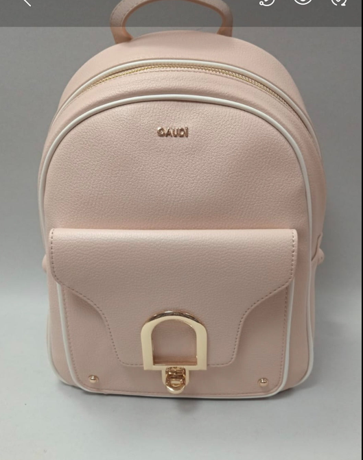 Zaino donna di Gaudì V3AE10971 bianco/ cipria