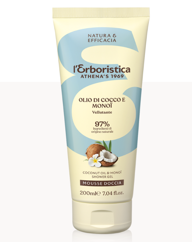 mousse doccia di L'erboristica da 200ml cocco e monoi
