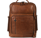 zaino uomo in pelle di beverly hills polo club bh-385 marrone/ brandy