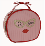 Vanity bag be chic di camomilla milano  cod.02054 bianco/ rosa